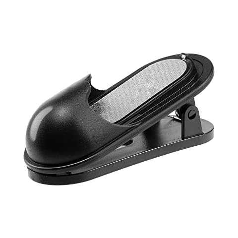 NUOMI One Pack Sketch Pencil Lead Grinder with Painting Clip Portable Pencil Pointer/Charcoal Nib Sharpener Reusable for Artist Students Drawing Supply, Black Cover