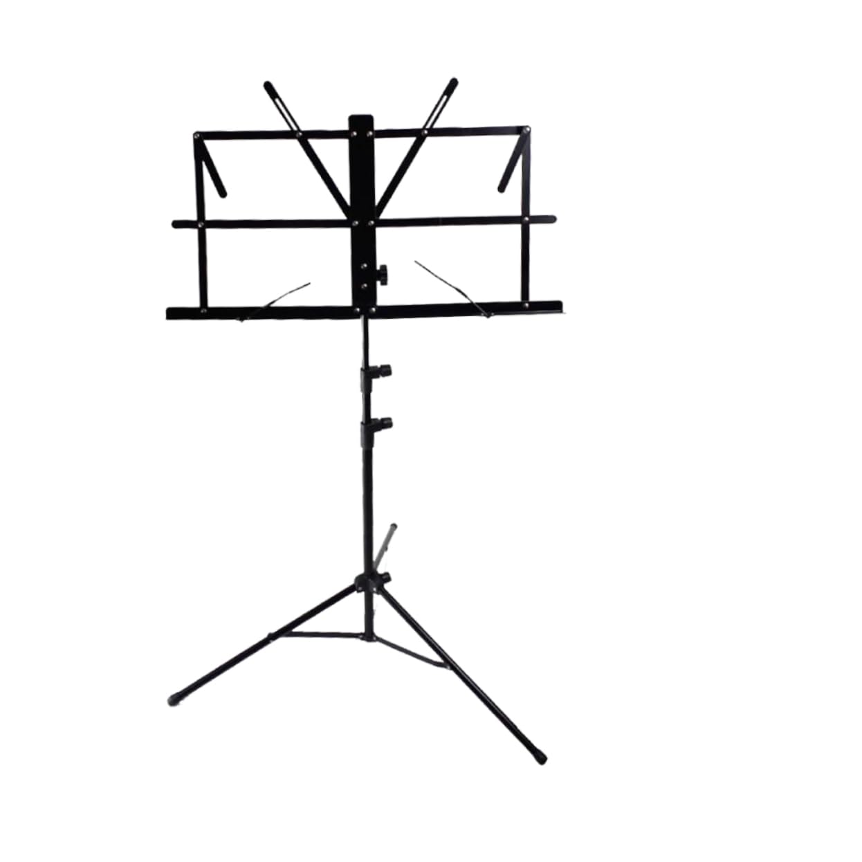 Toddmomy Foldable Metal Music Sheet Stand Tripod Holder for Guitar Violin and Zheng Lightweight Design for Easy Carrying to Height Range Music