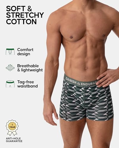 DANISH ENDURANCE Mens Underwear Classic Cotton Boxers for Men, Boxer Briefs Pack, Ropa Interior Hombre, Calzoncillos2