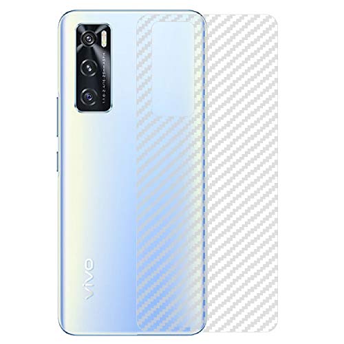 Image of Compatible with Vivo V20 Se Back Screen Protective Film Carbon Fiber Skin Transparent Screen Guard Sticker