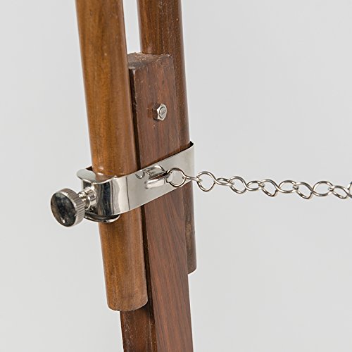 Lampada da terra TRIPOD BEAM marrone con cromo