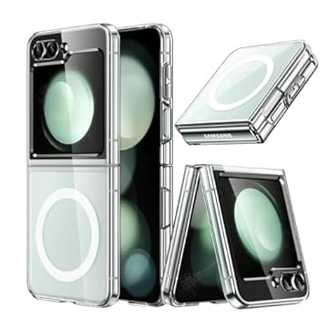 Capa Capinha Magnética Transparente para Samsung Galaxy Z Flip 6 Antichoque Cristal Premium