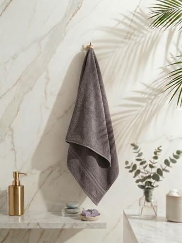 Image of Monte Carlo Essential 100% Cotton Bath Towel | 400 GSM Lightweight & Quick Dry | Soft Absorbent Large Towel 75x150 cm | Skin Friendly Daily Use Bathroom Towel for Men & Women (Jasper) | Paloma