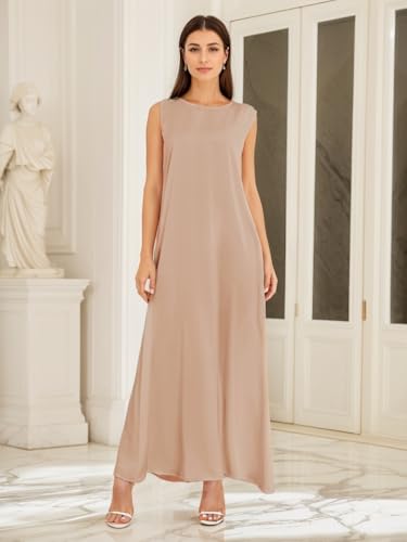Robe intérieure sans manches longue et opaque sous robe arabe - 2