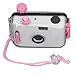 35mm Reusable Film Camera Snorkeling Shutter Speed 1/100s F/9 28MM Lens for Outdoor Adventures (White Pink)