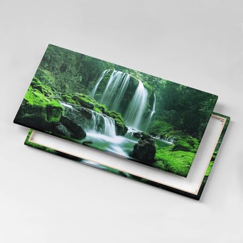 Image sur Toile Cascade Wallfluent 100x50cm Tableau Mural Salon - 5