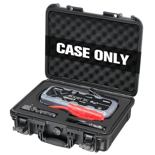 Funda rígida para NOCO Boost X GBX155 – Funda rígida portátil para arrancador de batería de coche: caja de almacenamiento impermeable para NOCO Boost X GBX155 UltraSafe Jump Starter – Viaje por