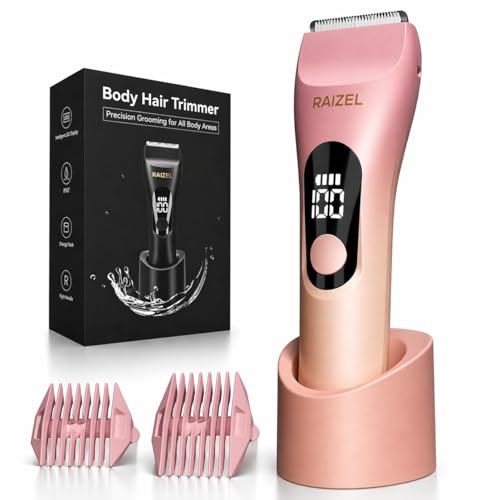 Tondeuse électrique pour homme et femme RAIZEL votre routine douche pour le maillot et l'aine