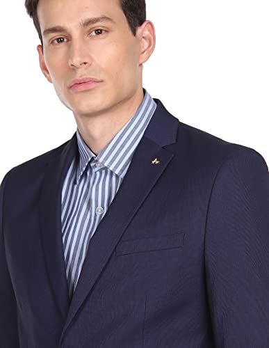 Image of Arrow Men's Polyester Self Design Formal Business Suit Pants Set