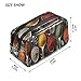 PCTIMMT Colorful Spices Herbs Makeup Bag Zipper Make Up Pouch Toiletry Organizer Makeup for Women and Girls