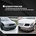 Autozensation Compatible with 1999-2005 VW Jetta/Bora Mk4, Left + Right Pair Headlamps Assembly, Glossy Black R8 Style Projector Headlights w/Fog Lamps