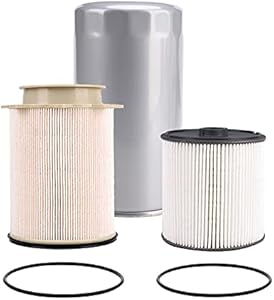 6.7L Cummins Fuel Filter Water Separator Oil Filter Kit | Compatible with 2019 2020 2021 Ram 2500, 3500 | Replace 68436631AA, 68157291AA, 5083285AA