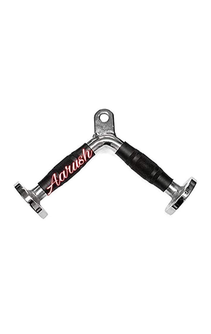 Aarush Steel Handle/Bar Single pc | Best Chinning | LAT Bar 20 inchs | V Bar | Pro-Grip Bar| Pro-Grip D Handle | Best Tricep Curl Bar
