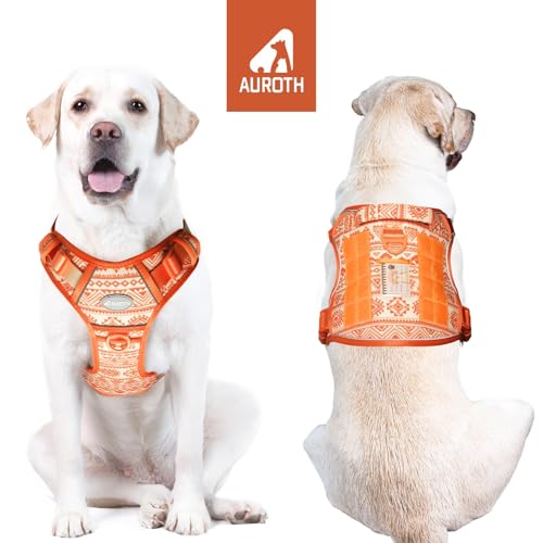 Image of AUROTH Dog Harness for Large Dogs, No Pull Tactical Dog Vest Heavy Duty