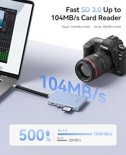 ORICO Magnetic M.2 NVMe SSD Enclosure USB3.2 Gen2 10Gbps PD 100W TF/SD Card Reader MagSafe Dock for iPhone 17/16/15 Pro Max Plus 2230/2242/2260/2280 B+M Key AP80F Black - image 8