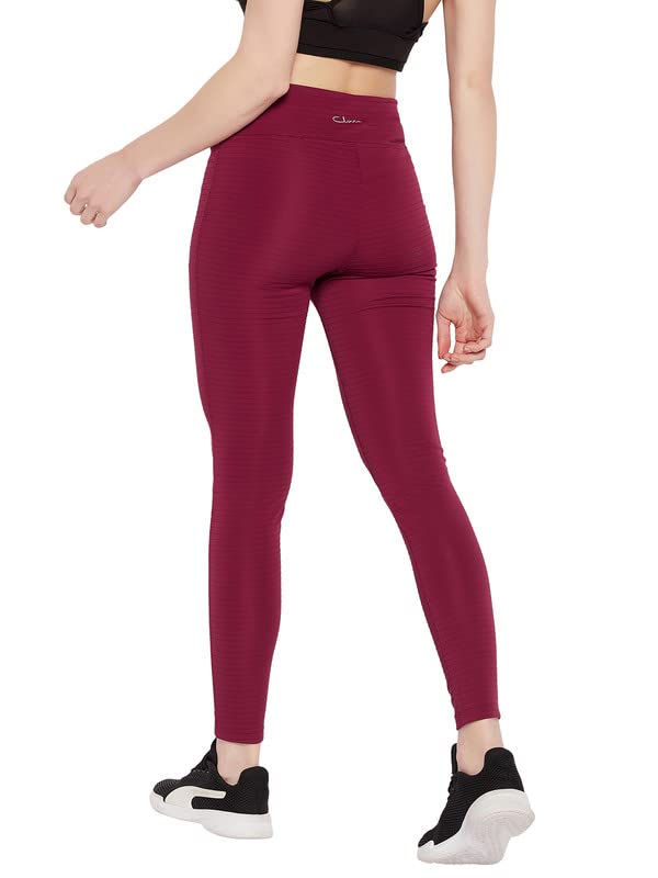 Image of Clovia Women's Snug Fit High-Rise Active Tights