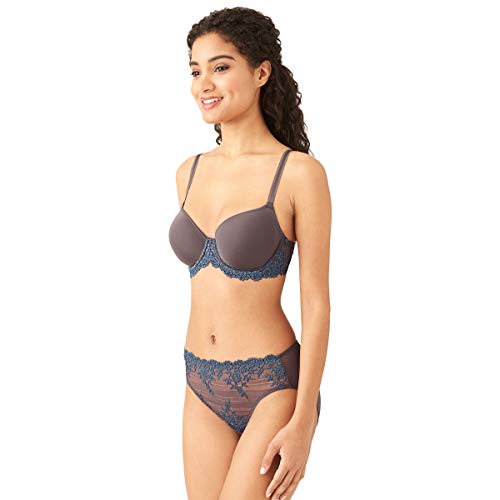 Image of Wacoal Womens Embrace Lace Lightly Padded Underwire Mid Coverage T-Shirt Bra, 853191