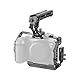 SMALLRIG R6 II Kamerakäfig-Kit für Canon R6 Mark II, vollständiger Käfig mit oberem Griff und Kabelklemme, eingebauten Cold Shoes und NATO-Schienen -5197