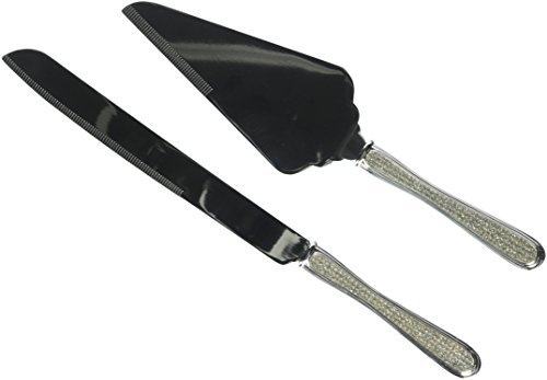 Unik Occasions Luxurious Wedding Cake Knife and Server Set