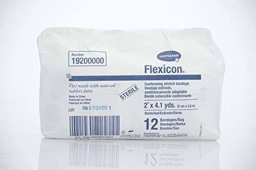 HARTMANN CONCO FLEXICON Cintas Conformables, Poliéster, 1 capa, 2 pulg. x 4.1 yardas, Rollo, Estéril miniatura 1