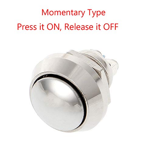 Esupport 12Mm Anti Vandal Momentary Metal Push Button Toggle Switch Pack Of 10 #TOP1