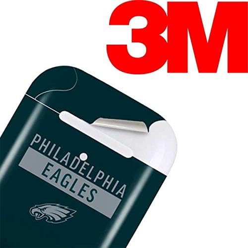 Skinit Decal Audio Skin Compatible with Apple AirPods with Wireless Charging Case - Officially Licensed NFL Philadelphia Eagles Green Performance Series Design