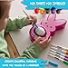 The Eggmazing Egg Decorator - Peeps Bunny - Arts and Craft Set Includes 6 Colorful Quick Drying, Non-Toxic Markers (Pink), Ages 3 and Up