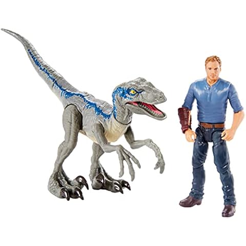 Jurassic World Velociraptor Blue and Owen Action Set Cover