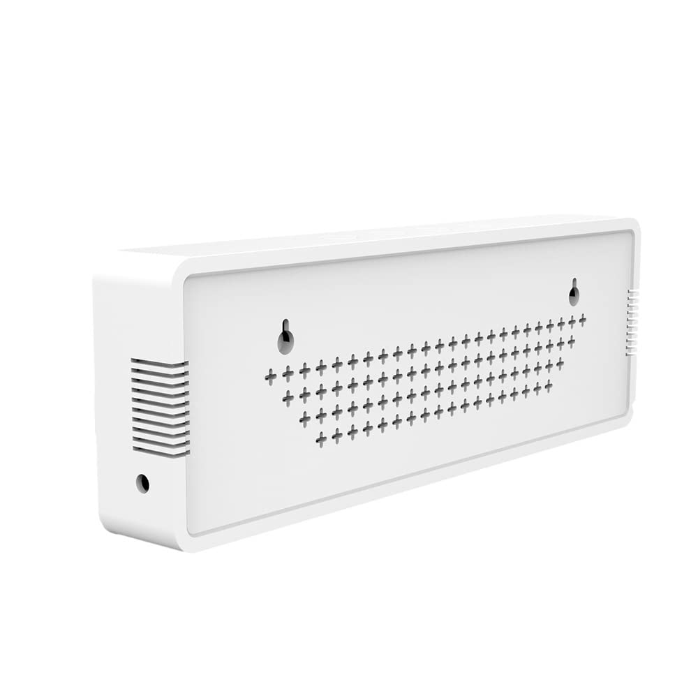 Instrumento de medición de ruido Medidor de sonido de decibelios digital Medidor de temperatura Medidor de humedad Detector 3 en 1 Probador de pantalla grande montado en la pared interior