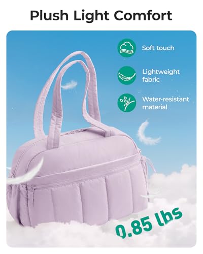 Image of BAGSMART Gym Bag for Women, Duffle Bag for Travel with Wet Pocket, Lightweight Carry on Weekender Duffel, Water Resistant