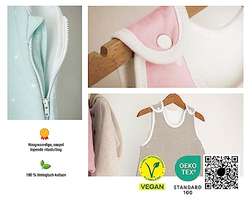 Ehrenkind Zomerslaapzak voor baby‘s, rond, gemaakt van biologisch katoen, geschikt voor de zomer, verkrijgbaar in verschillende maten, kleuren en patronen - Afbeelding 8
