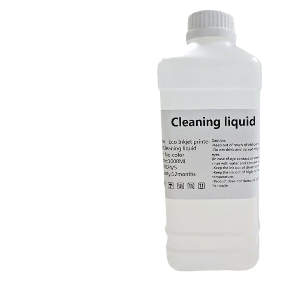 Solución de limpieza de tinta ecosolvente 1000ML Compatible con Roland Mimaki Mutoh DX5 DX7 TX800 XP600 5113 I3200