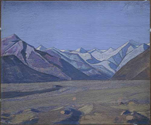 Peinture Karakorum Nicholas Roerich pour sublimer le design de votre salon