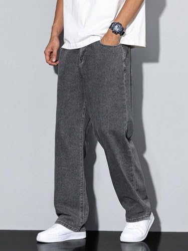 Image of KOTTY Men's Straight Fit Denim Jeans - Modern Regular Cut with Soft Fabric for Effortless Casual and Smart Look