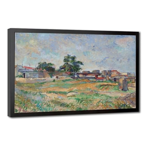 Toile Paysage près de Paris Cezanne Cadre Toile Imprimée Salon Maison