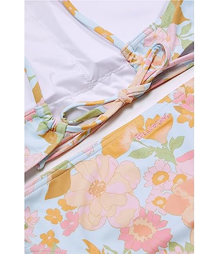 Image of Billabong Girls' Blown Away High Neck Two-piece Swim Set (Little Kids /Big Kids)