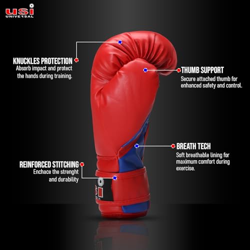Gants de boxe avec fermeture par sangle pour éviter la transpiration et protéger les mains
