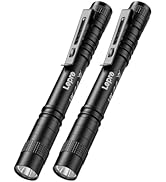 Lepro UV Taschenlampe 3W, 370nm UV-Licht, Kompakte Ein-Modus Penlight mit Clip, Für Haustierfleck...