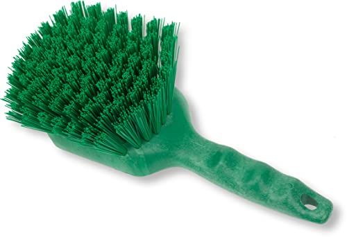 Image of SPARTA 40541EC09 Plastic Scrub Brush, Utility Brush, Kitchen Brush With Hanging Hole For Cleaning, 8 Inches, Green - (Pack of 1)