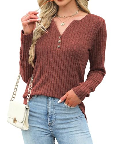 JomeDesign Womens Sweaters Long Sleeve Dressy Casual Tops Fall Outfits Fashion Clothes 2025 S-2XL4