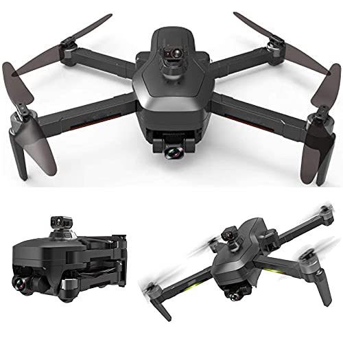 J-Clock 3-Achsen Gimbal Drohne mit EIS Anti-Shake 4k UHD Kamera f¨¹r Erwachsene 5GHz Live Video Rc Quadcopter Dual…