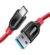 Anker PowerLine+ 90 cm USB C cable to USB 3.0 A, very durable for USB Type-C devices. Includes Ga...