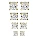 Jstyle 4 Pairs Stainless Steel Mens Womens Magnetic Stud Earrings Non-piercing CZ 4-7mm
