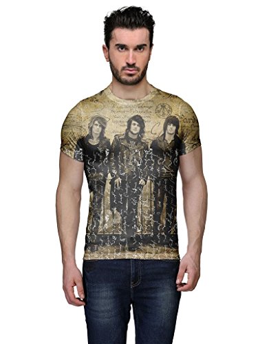 Image of wear Your Mind Men's Printed Regular fit T-Shirt (CST047 S Multicolour S)
