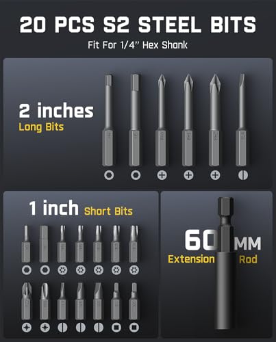 Fanttik L2 Pro 3.7V Electric Screwdriver & E1 Max 3.7V Electric Screwdriver-Sliver