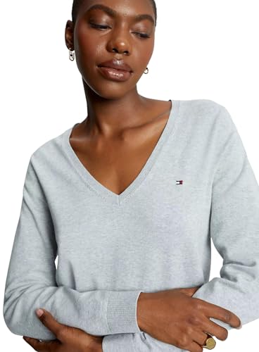 Tommy Hilfiger Óculos de sol femininos Ths Lad179 Rosegld-p, Cinza fumê mesclado., PP