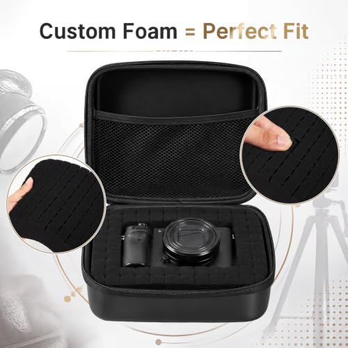 Image of Relaxweex Digital Camera Case with Customizable Foam, Travel Camera Bag