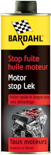 Bardahl 1107 Stop-Fuite Moteur, Flacon de 300 mL, Noir