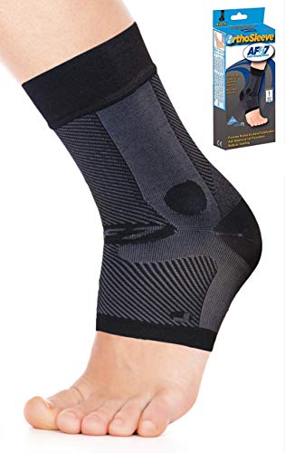 OrthoSleeve AF7 Ankle Brace (One Sleeve) for Inversion sprains, weak Ankles, Instability