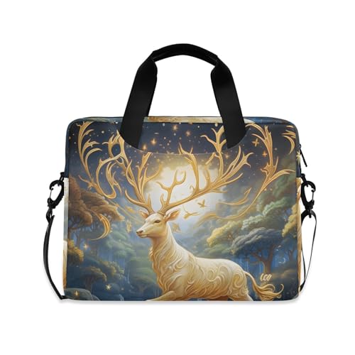 Bolsa maletín portátil para laptop ALAZA Golden Deer miniatura 1